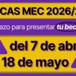 El día 7 de abril abre el plazo de solicitud de la Beca MEC para el curso 2026/27 IMG 3029 e1780332284258